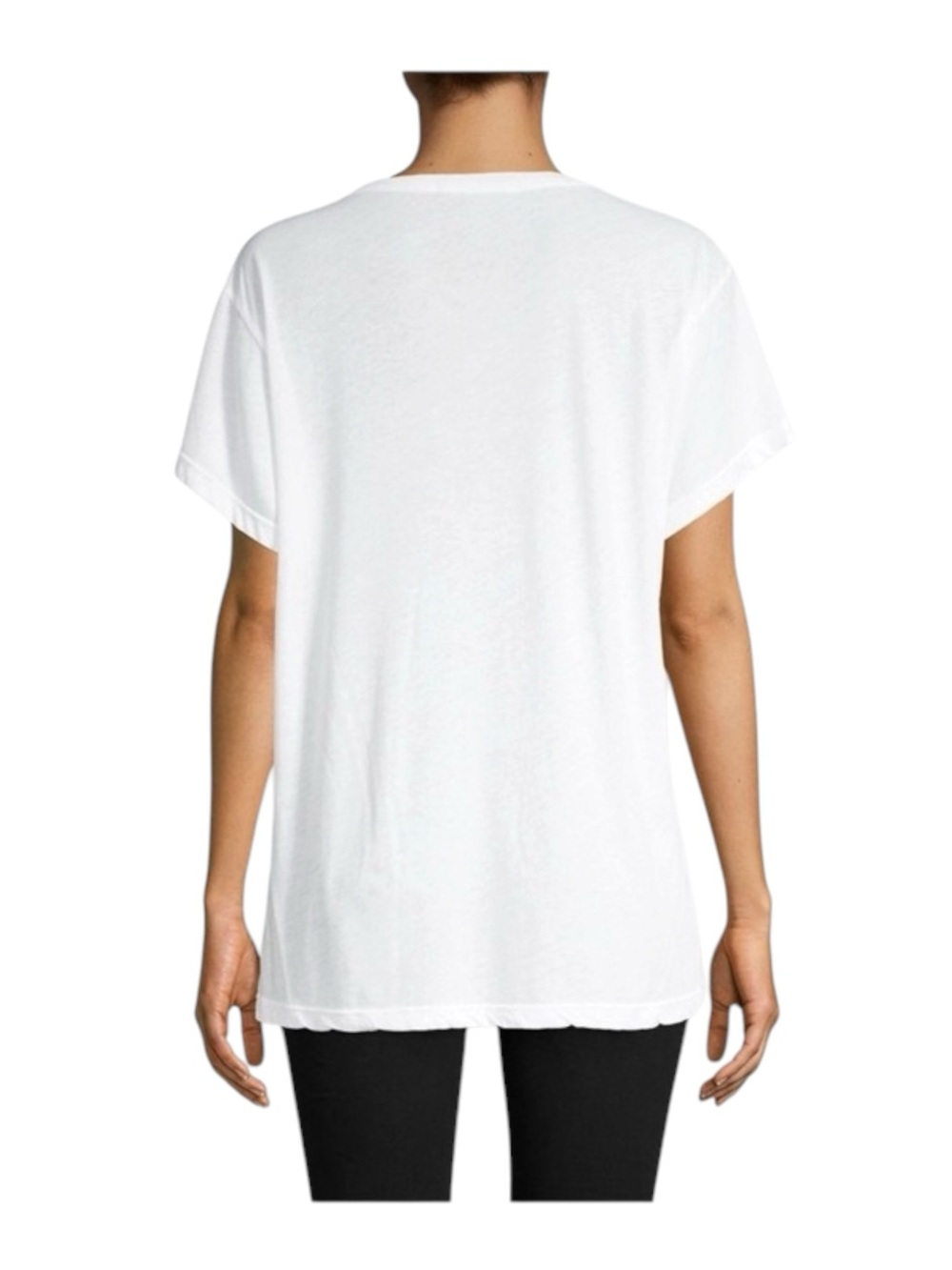 OG: new Wildfox Couture ☻ Manchester Mosaic Foil Skull Tee Shirt ☻︎ White Silver - Picture 5 of 16